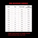 Hoodie genser rød/svart unisex thumbnail