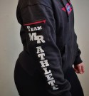 Hoodie genser svart unisex thumbnail