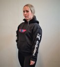 Hoodie genser svart unisex thumbnail