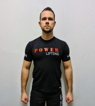 T-shirt Powerlifting gummigrip men